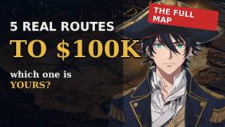 Every Real Path to Your First $100K: The Full Map (5 Routes, Ranked)
