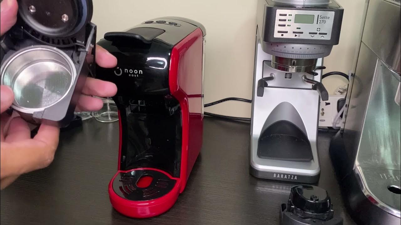 مراجعة كاملة ل ماكينة نون الجديدة متعددة الإستخدامات ( كابسولات وقهوة  مطحونة). - YouTube