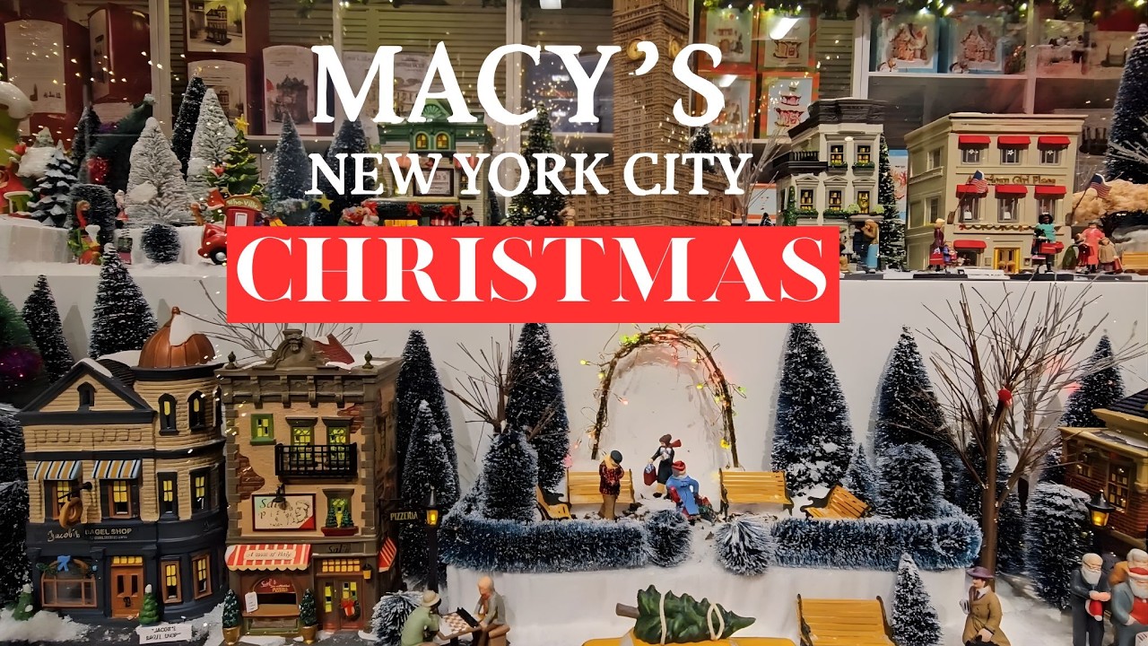 Macy’s Christmas Wonderland NYC 🎄 Santaland, Decorations & Magic Holiday Tour | 4K 2025 Manhattan