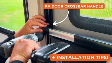 RV Screen Door Cross Bar Handle - Step-by-Step Installation Guide