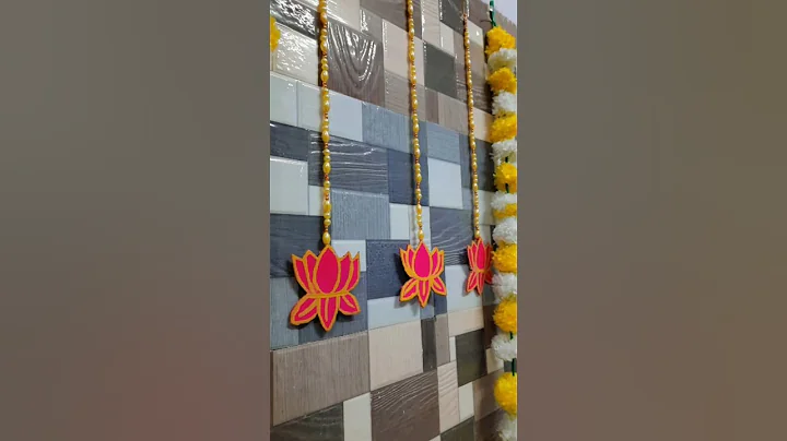 Diy wall hanging for diwali decor🎆 #diy #diwali #diwalispecial #craft #shorts #ytshorts #trending