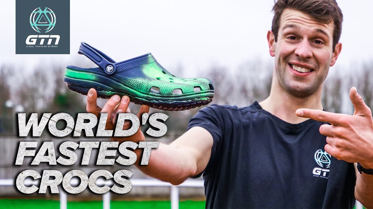 We Turned A Of Crocs Into Running Shoes - YouTube