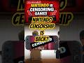 Nintendo is bringing back censorship? #nintendo #nintendoswitch2 #gamingnews #censorship #videogames