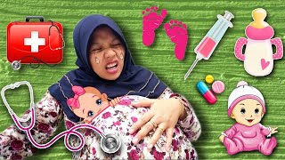 Kisah Ibu Hamil Mau Melahirkan Bayi Lucu Kembar Dua 💞 Tipe Ibu Hamil Melahirkan 💞 Dokter Dokteran