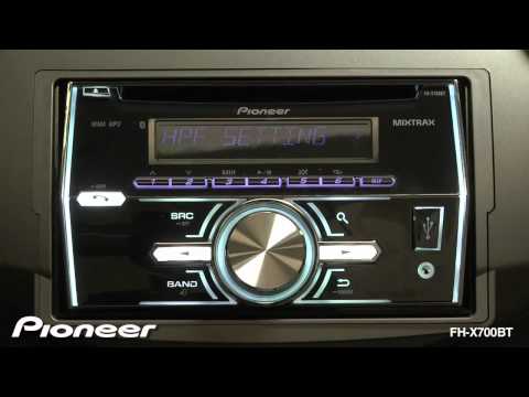 How To - FH-X700BT - MIXTRAX | Doovi pioneer fh x700bt wiring diagram 