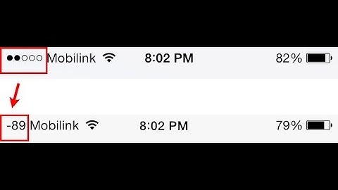 Change signal strength to numbers no jailbreak