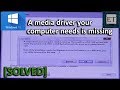 [2 Fixes] USB Windows 10 Clean Install - A Media Driver Your Computer Needs is Missing