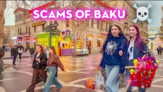 BAKU Scams Explained || Baku Old Town Icherisheher Evening Walk
