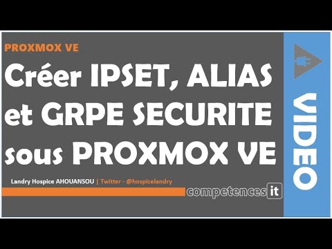 152# Configurer les Groupes de sécurité, Alias et IPSet sous Proxmox VE