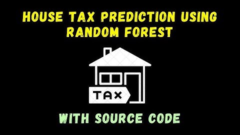 House Tax Prediction using Random Forest – Boston Housing Data – Easy ML Project - with source code