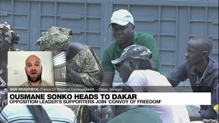Senegal opposition leader leads supporters to Dakar ahead of rape trial verdict • FRANCE 24