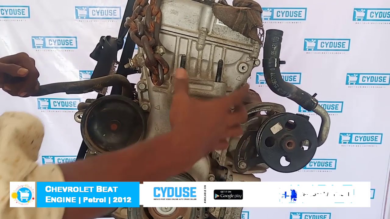 Chevrolet Beat ENGINE பயன்படுத்திய கார் பாகங்கள் Used Car Spares in