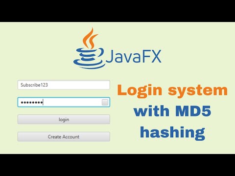 JavaFX and Scene Builder - IntelliJ: Login and register system with MD5 hashing