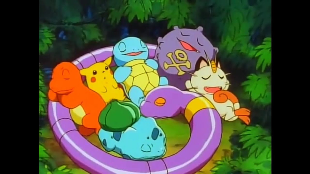 Ash and Team Rocket's pokemon united for the first time - YouTube