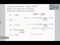 Ideal Gas Law and Its Variations
