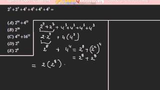 GMAT Questions - Algebra - Exponents & Roots - Question 2