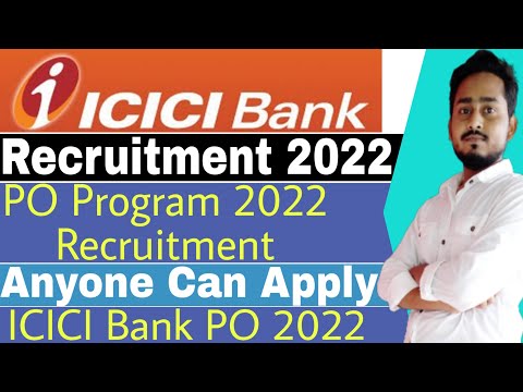 ICICI PO Programme Recruitment 2022|Apply Now|ICICI Bank Recruitment 2022|ICICI Careers|Bank Jobs