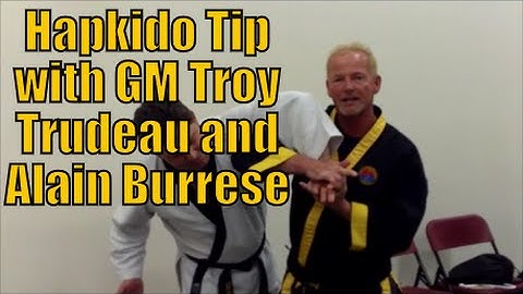 Hapkido Tip with GM Troy Trudeau and Alain Burrese