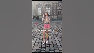 Omg Lisa looked so slay with her posing style at Paris Fashion Week🥵 #lisa #blackpink #fyp