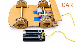 I Made a Remote Control Car From Cardboard!😱 Guide