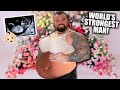 STRONGMAN Tries Being PREGNANT!! For 24hours Ft. Eddie Hall