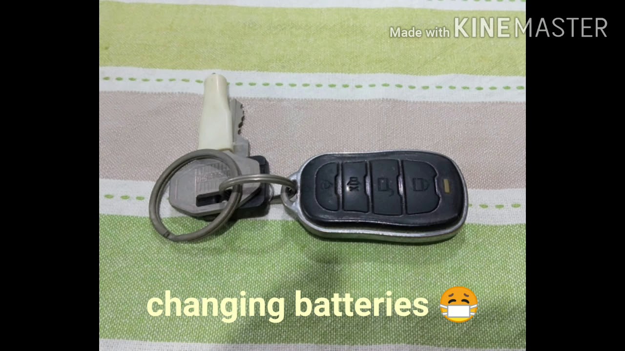 how to change battery in car alarm remote