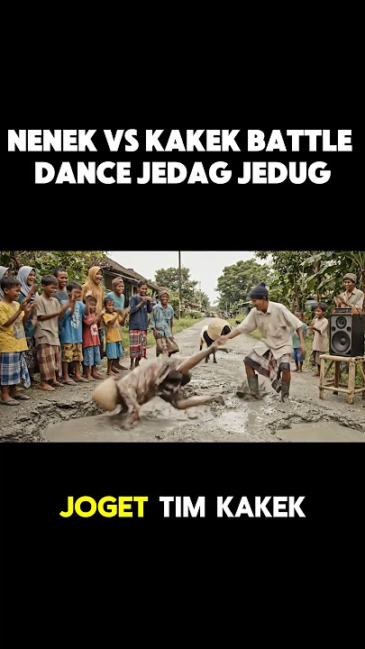Nenek vs Kakek Battle Dance Jedag Jedug #shorts