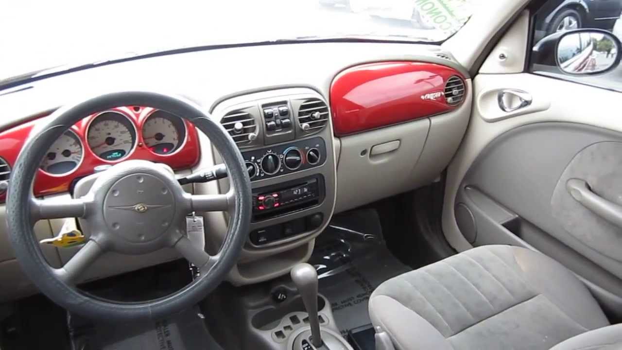 2002 Chrysler Pt Cruiser Red Stock L267593 Interior