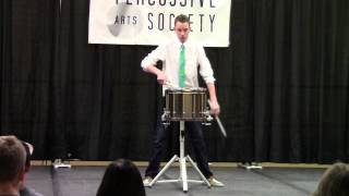Cameron Halls - PASIC 2013 High School snare competition - 3rd place
