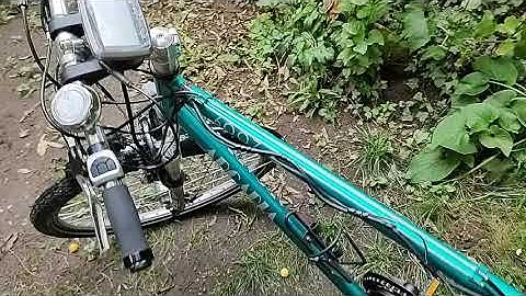 Oldschool MTB Conversion to E Bike with mid drive motor Tongsheng TSDZ2