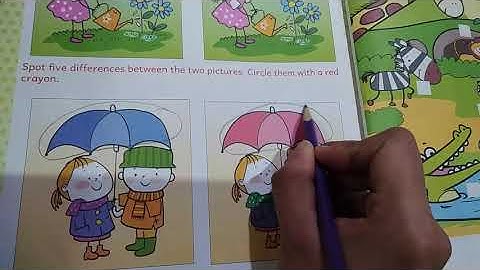 Class:LKG Science; Topic:Spot the differences.