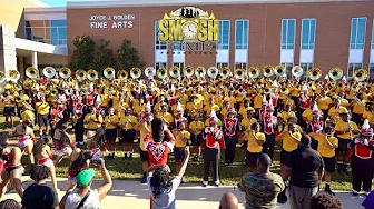 Alcorn State SOD + Dutchtown High | COMBINED @ Homecoming Parade 2025 | Swag Surf + Young Bloodz