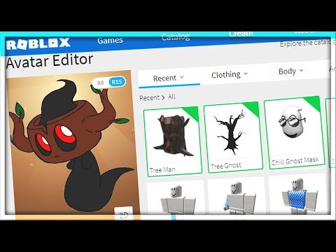 Making Ghost Tree A Roblox Account Youtube - chill ghost mask roblox