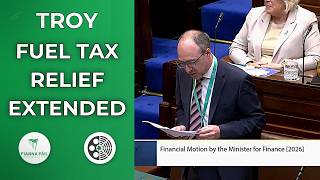 Robert Troy: Extends Fuel Duty Relief Until Oct 2026
