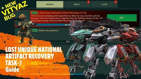 WAR ROBOTS LUNAR EVENT 2021 || MYSTERY TASK-7 || GUIDE
