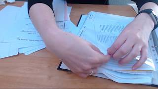 ASMR Sorting Paper Documents In To Binder Intoxicating Sounds Sleep Help Relaxation