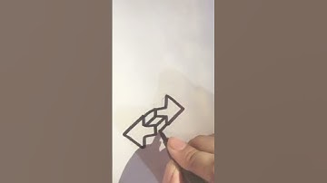 How To Draw 3D ARROW 😳|| 3d drawing