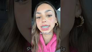 These braces colors make your teeth YELLOW! #braces #bracescolors