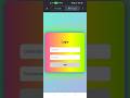 Code Login HTML with Colorful Effects #html #css #coding