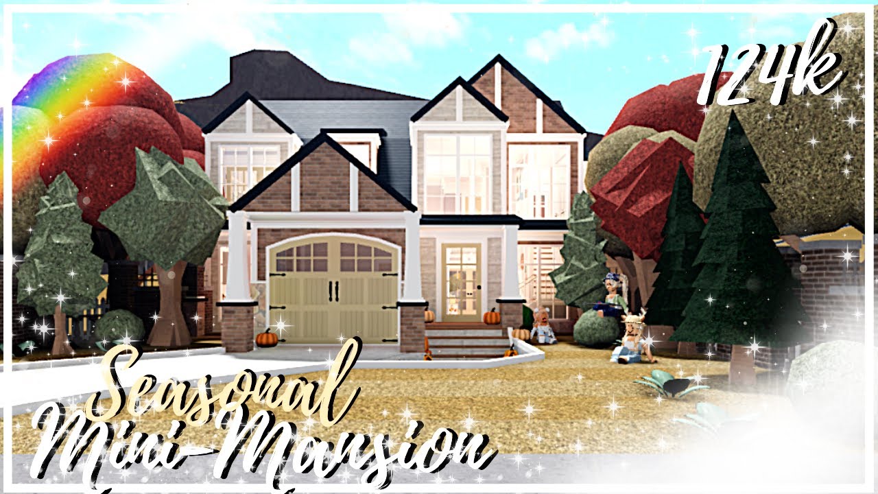 Roblox | Bloxburg: Seasonal Family Mini- Mansion 2- story | 124k ...
