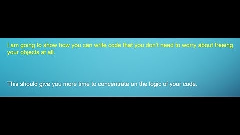 Easiest Way To Avoid Memory Leaks In Delphi