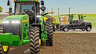 FIRST DAY OF PLANTING! (REAL-LIFE FARM SETUP) | FARMING SIMULATOR 2019 screenshot 4