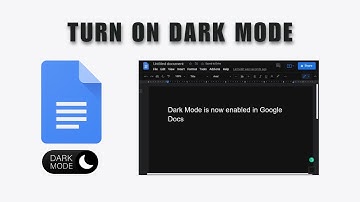 How To Activate Dark Mode In Google Docs 2025 - Turn On Dark Theme