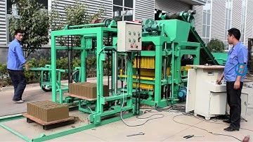 QTF4-25A semi automatic concrete block making machine