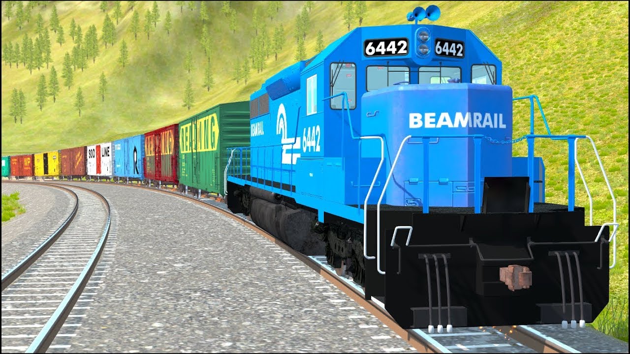 goods train - BeamNG Drive | Crashes Plus