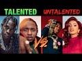 Talented rappers vs untalented rappers