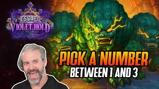 (Hearthstone) Pick A Number Between 1 and 3