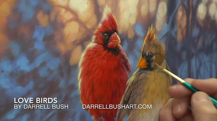 Watch Me Paint: Love Birds by Darrell Bush