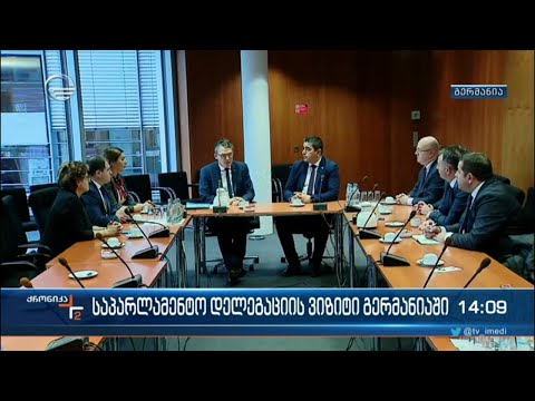 საპარლამენტო დელეგაციის ვიზიტი გერმანიაში