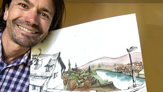 Painting France in Watercolor with Tazab
